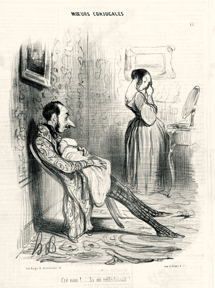  奥诺雷·杜米埃 Honore Daumier ——如果我们思考！